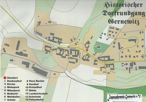 Gernewitz, Historische Dorfrundgang