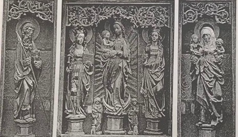 Altarwerk, ehemals in der Kirche zu Gernewitz